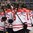 MINSK, BELARUS - MAY 9: Team Canada celebrates after their first goal of the game during preliminary round action at the 2014 IIHF Ice Hockey World Championship. (Photo by Richard Wolowicz/HHOF-IIHF Images)